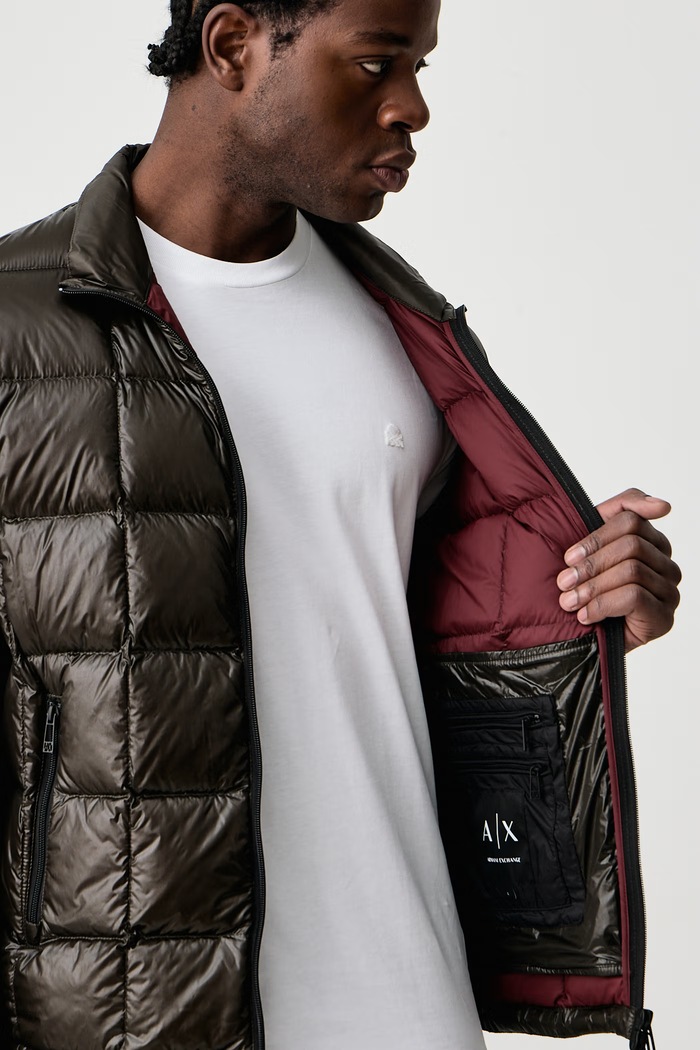 Kurtka puchowa męska Armani Exchange XM003474.AF23755 zielony