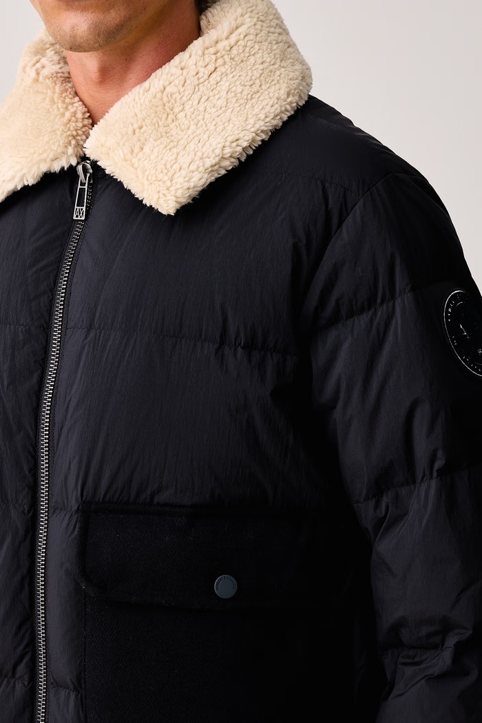 Páperová bunda pánska Armani Exchange XM003325.AF27210 tmavomodrá