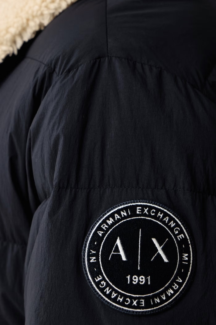 Kurtka puchowa męska Armani Exchange granatowy XM003325.AF27210