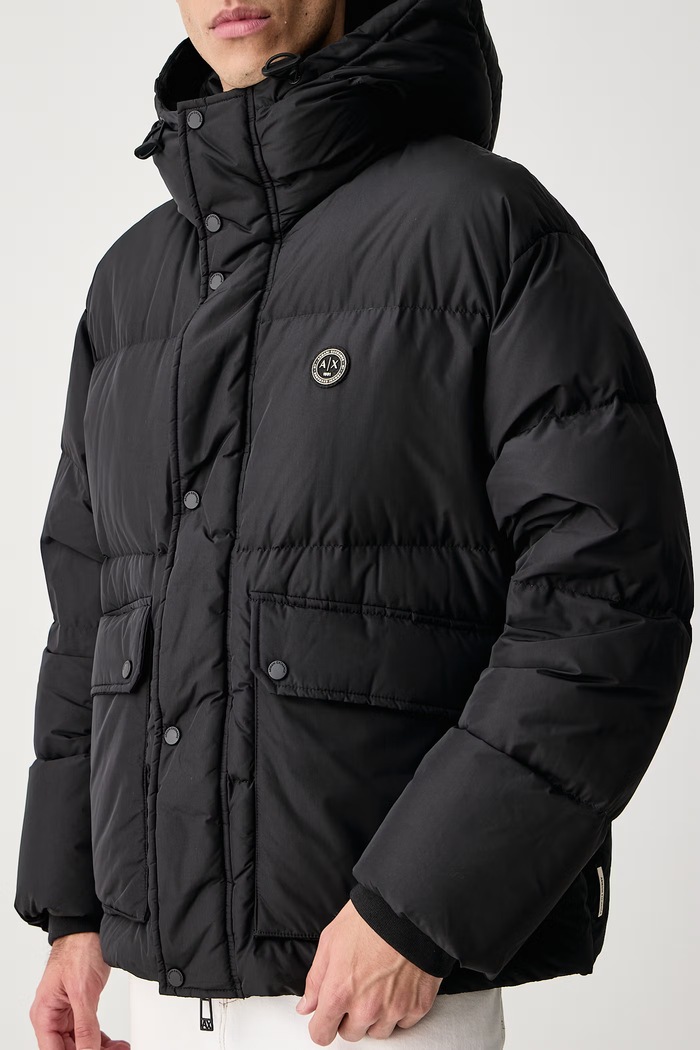 Abbigliamento Armani Exchange Giacca piumino da uomo XM003316.AF27309 nero