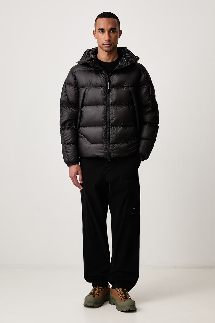 C.P. Company Kurtka puchowa męska 21CMOW215A110416A czarny AW26