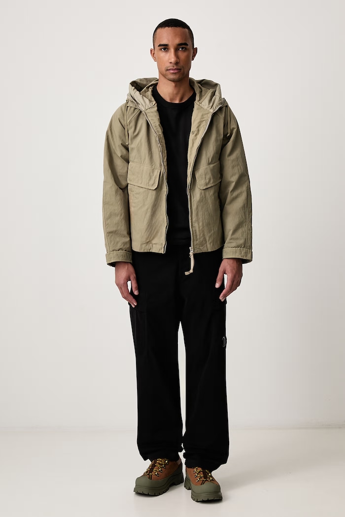 C.P. Company Kurtka puchowa męska 21CMOW078A110305G zielony AW26