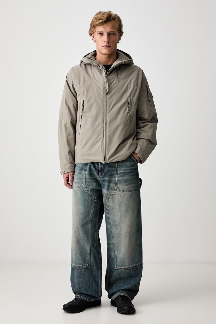 C.P. Company Krótka kurtka męska 21CMOW008A110264A zielony AW26