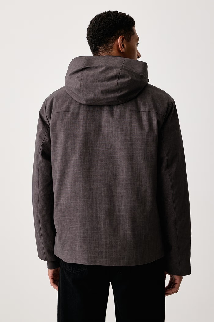 Ρούχα Calvin Klein Πουπουλένιο μπουφάν ανδρικό LV04LH511G γκρί