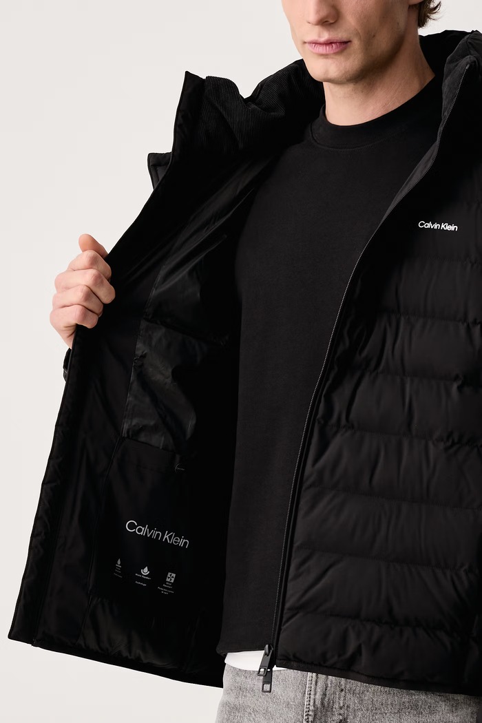 Jakna za muškarce Calvin Klein crna LV04LH501G