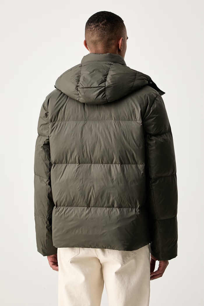Oblečení Calvin Klein péřová bunda pánská LV04LH503G zelená