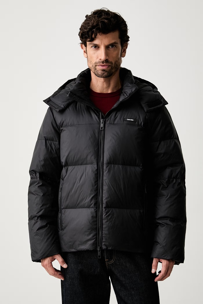 Calvin Klein kurtka puchowa męska czarny LV04LH503G