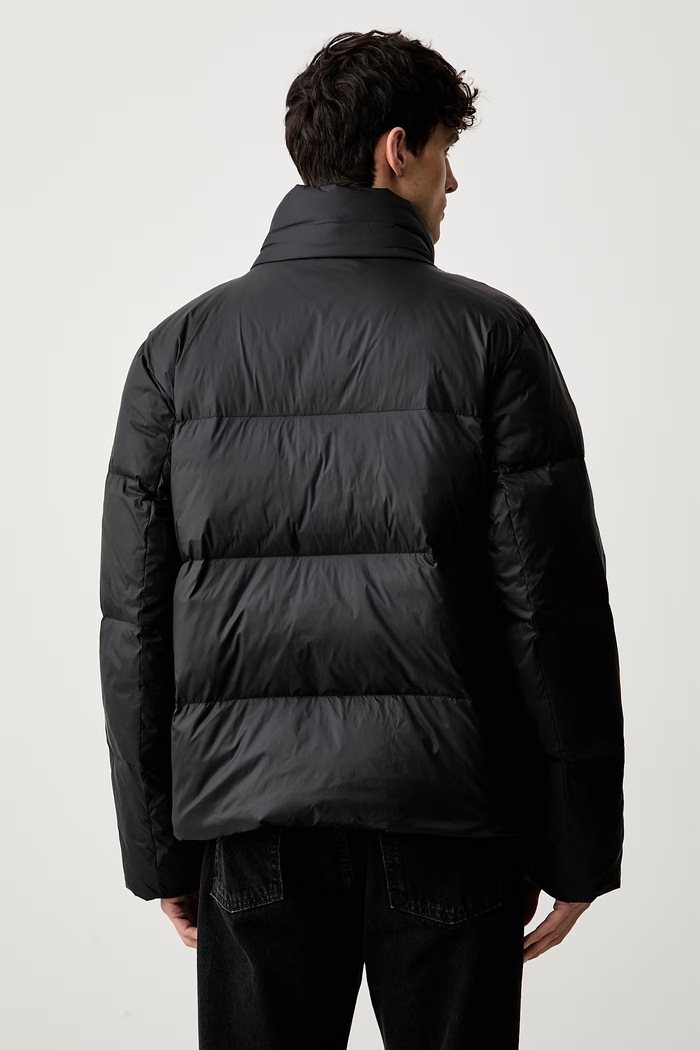 Odzież Calvin Klein kurtka puchowa męska LV04LH502G czarny
