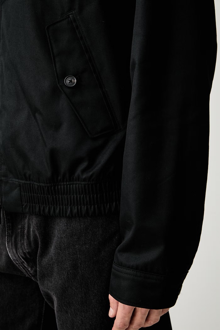 Calvin Klein kurtka przejściowa męska z bawełną LV04LH409G czarny