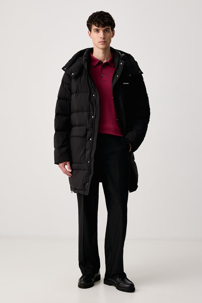 Calvin Klein Pernata jakna za muškarce LV04LH507G crna AW26