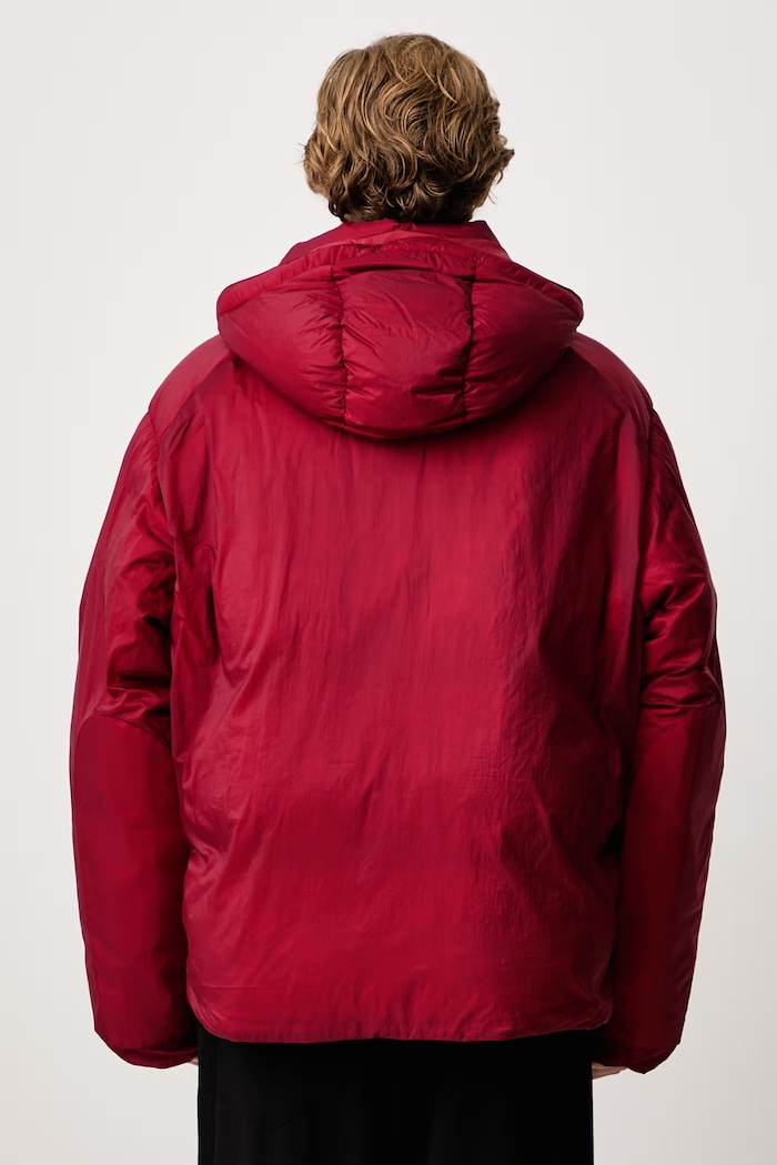 Odjeća Y-3 M HD PUFF JKT pernata jakna za muškarce KU2190 crvena