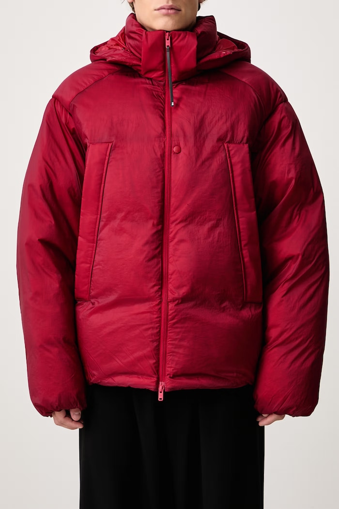 M HD PUFF JKT pernata jakna za muškarce Y-3 crvena KU2190