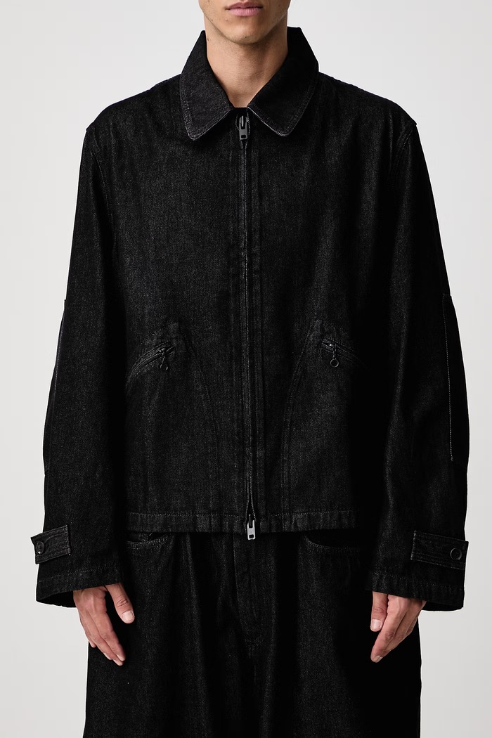 M DENIM JKT kurtka jeansowa męska Y-3 czarny KS3892