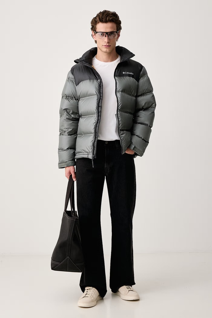 Columbia Geacă cu puf pentru bărbați 2175201 verde AW26
