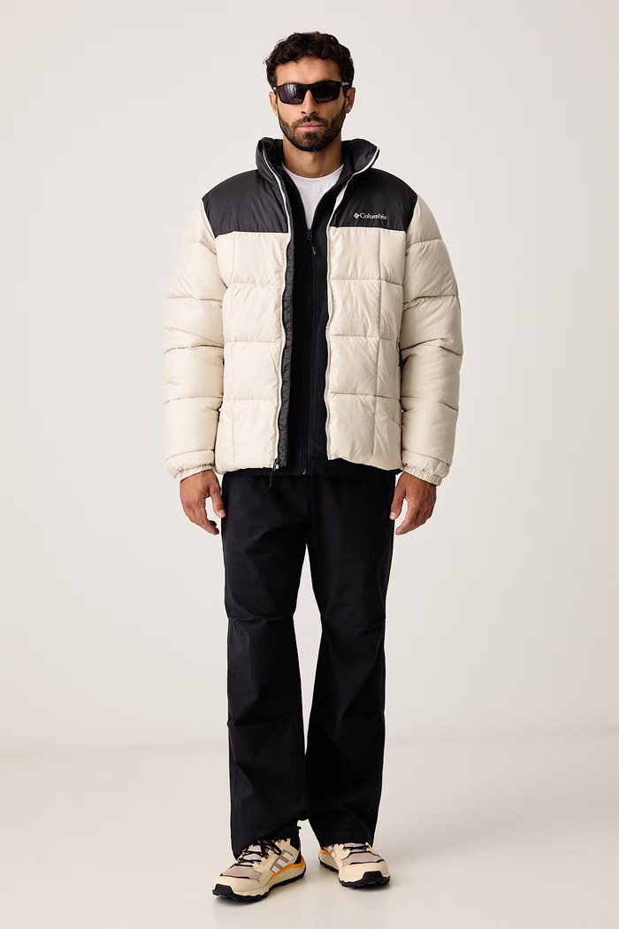 Columbia Късо яке мъжко Puffect 2174301 бежов AW26