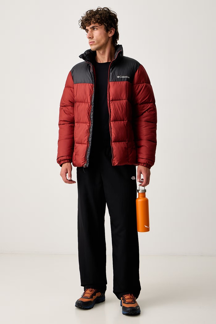 Columbia Krótka kurtka męska Puffect 2174301 czerwony AW26