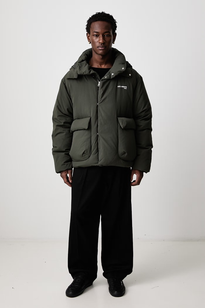 Axel Arigato Tent Puffer kurtka puchowa męska A4120002 zielony AW26