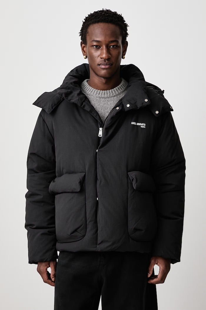 Axel Arigato Tent Puffer kurtka puchowa męska czarny A4120001