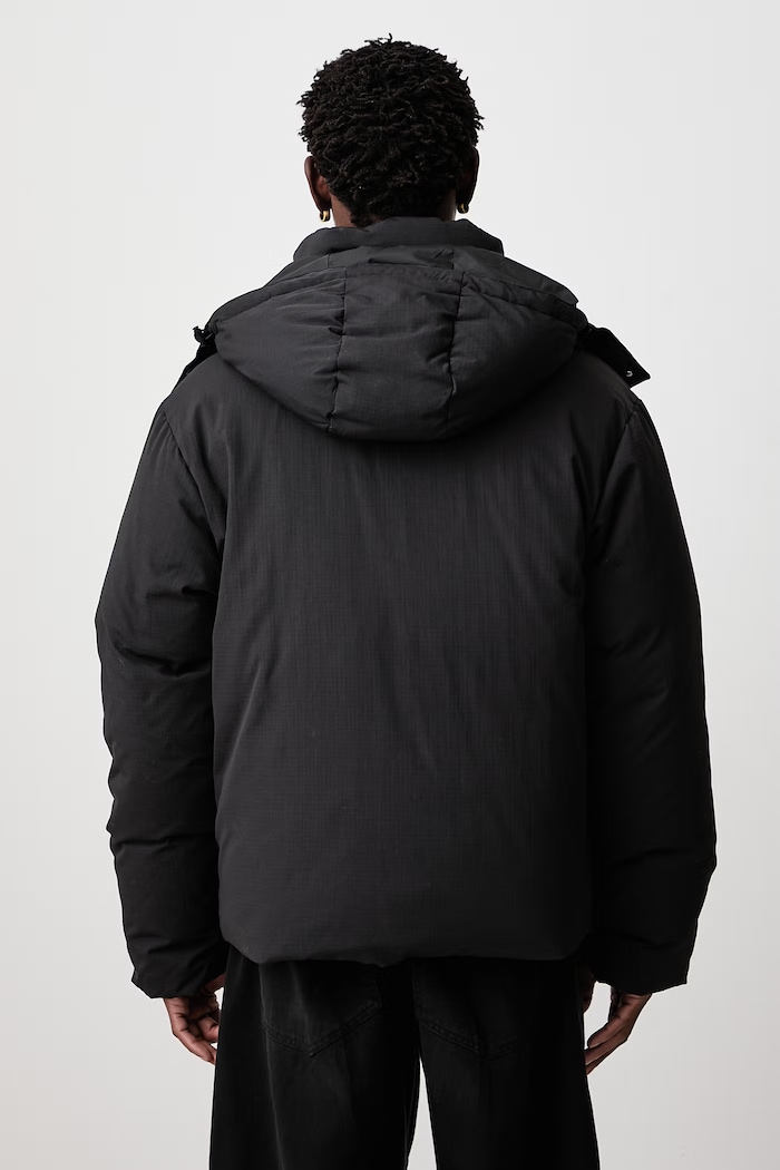 Odzież Axel Arigato Tent Puffer kurtka puchowa męska A4120001 czarny