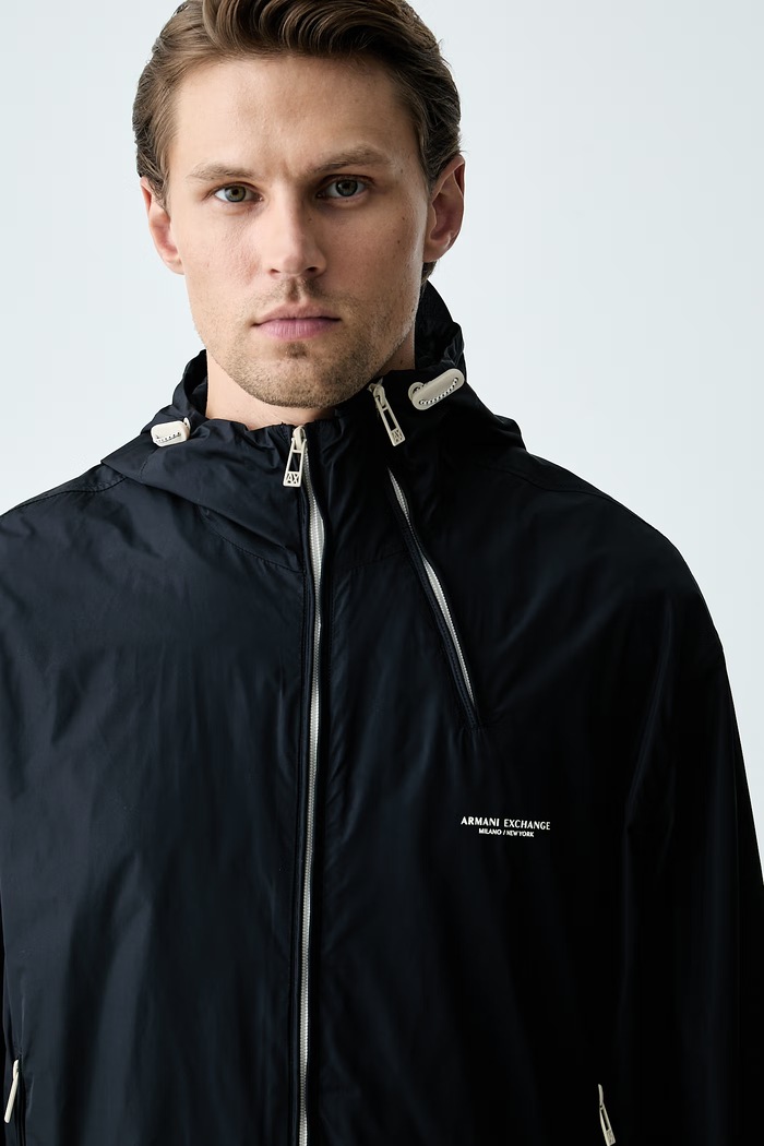 Armani Exchange krótka kurtka męska granatowy XM002841.AF13967
