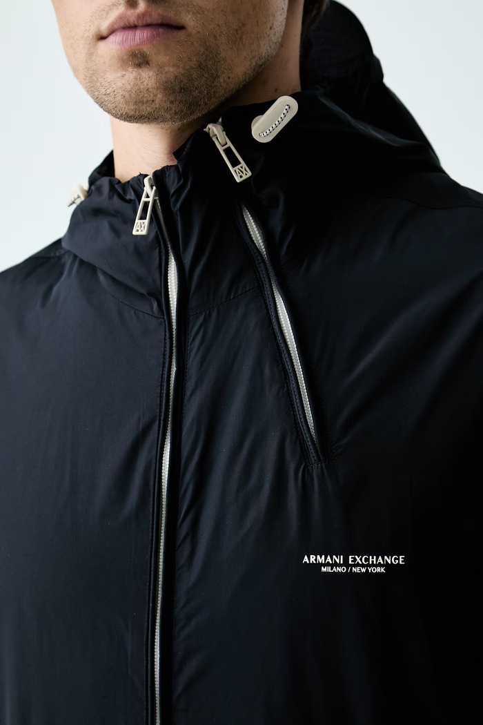 Armani Exchange krótka kurtka męska XM002841.AF13967 granatowy