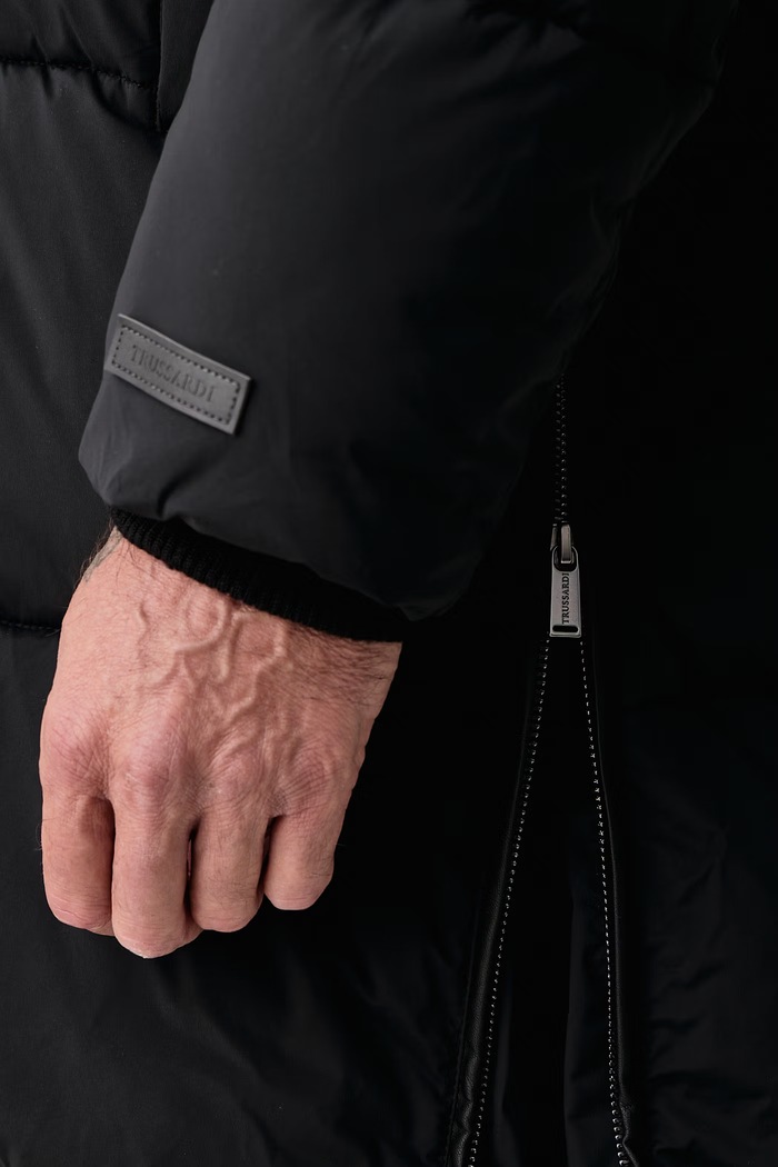 Kurtka zimowa męska Trussardi czarny F009M000014N