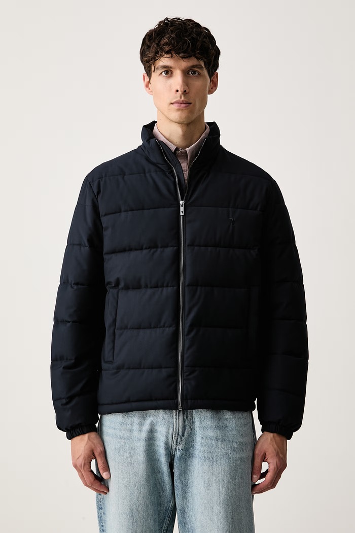 Trussardi kurtka pikowana męska z wiskozą granatowy 8006M000032N