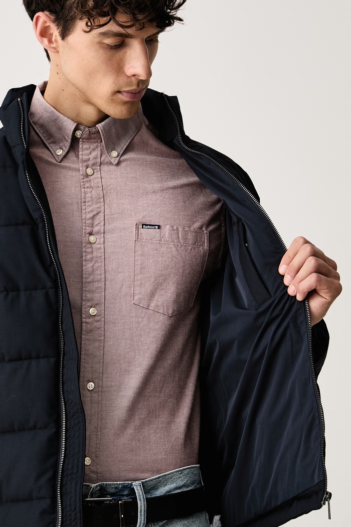 Trussardi kurtka pikowana męska z wiskozą 8006M000032N