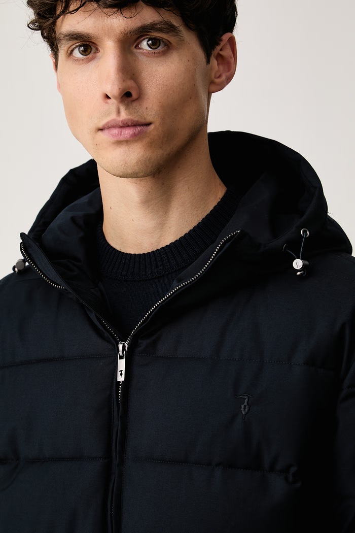 Trussardi kurtka pikowana męska granatowy 8005M000031N