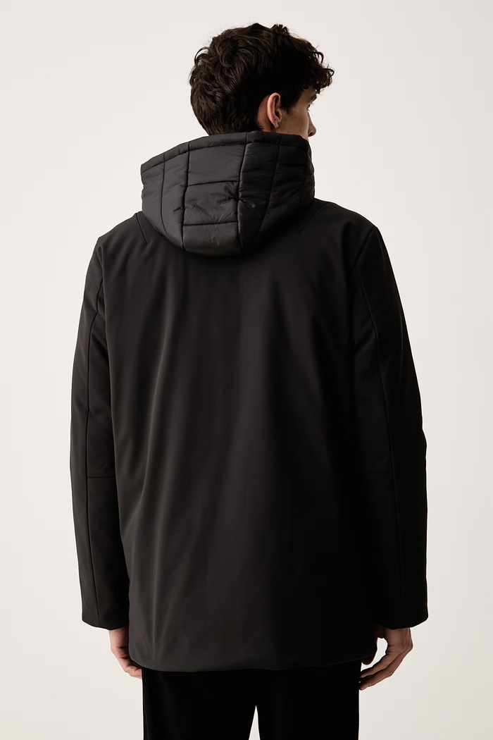 Oblečení Trussardi péřová bunda pánská 8011M000037N černá