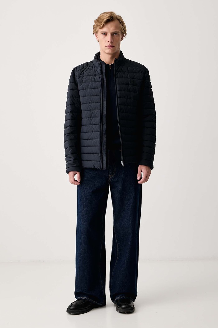 Trussardi Kurtka przejściowa męska F005M000036N granatowy AW26
