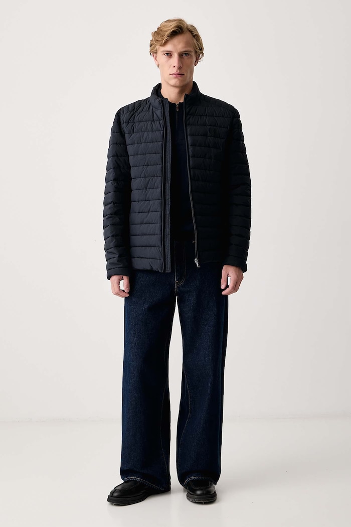 Trussardi Kurtka przejściowa męska F005M000036N granatowy AW26