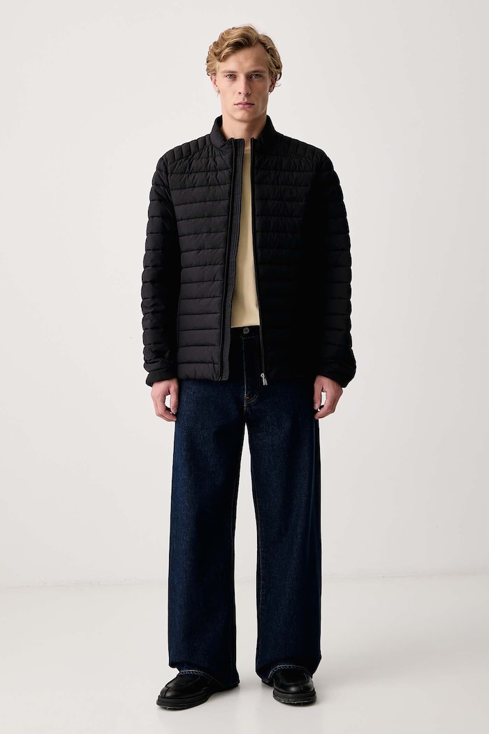 Trussardi Kurtka przejściowa męska F005M000036N czarny AW26