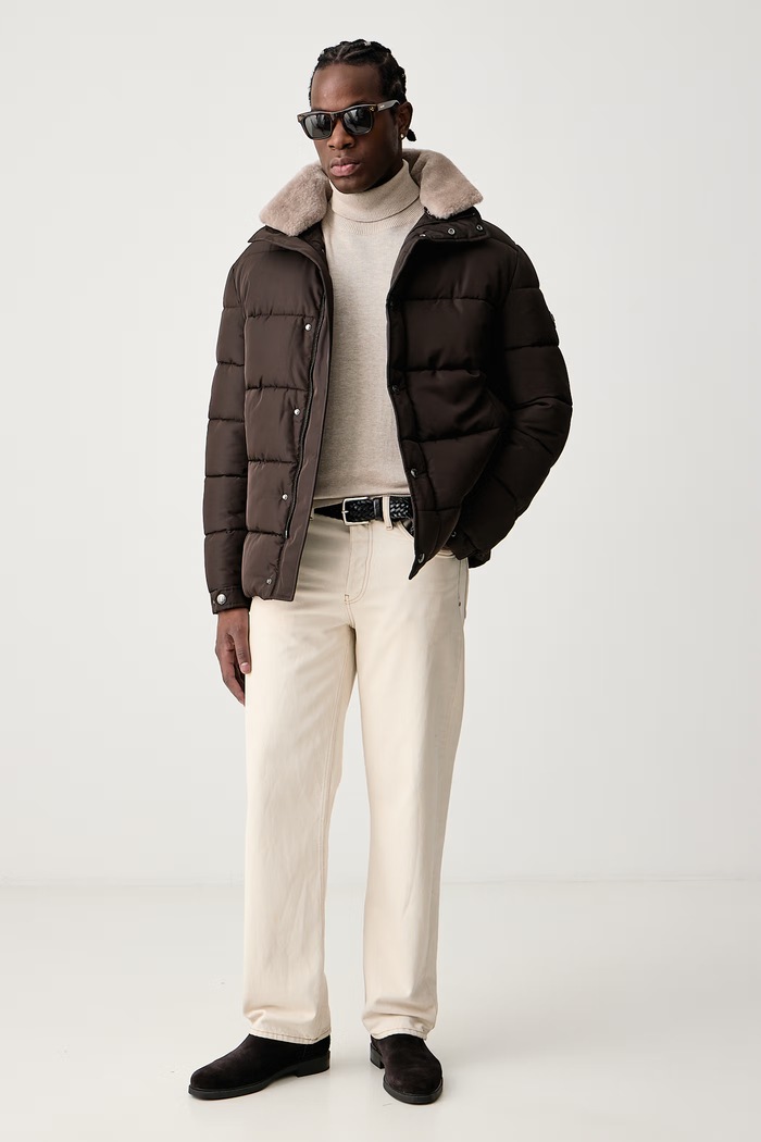 Joop! Prošivena jakna za muškarce 30105718 smeđa AW26