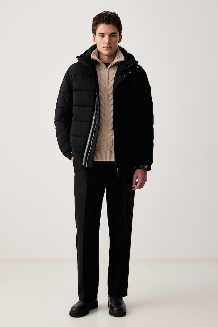 Joop! Krótka kurtka męska 30104813 czarny AW26