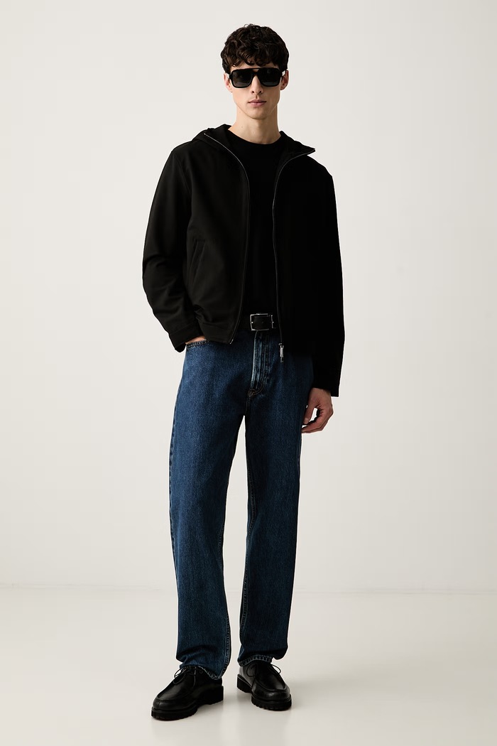 Emporio Armani krótka kurtka męska EM006752.AF28011 czarny AW26