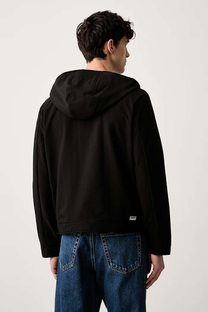 Odzież Emporio Armani krótka kurtka męska EM006752.AF28011 czarny