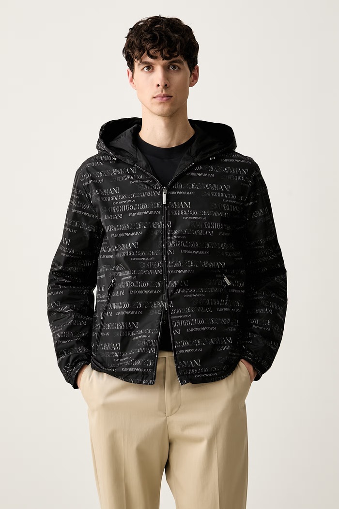 Emporio Armani kurtka dwustronna męska EM006751.AF12021 czarny AW26