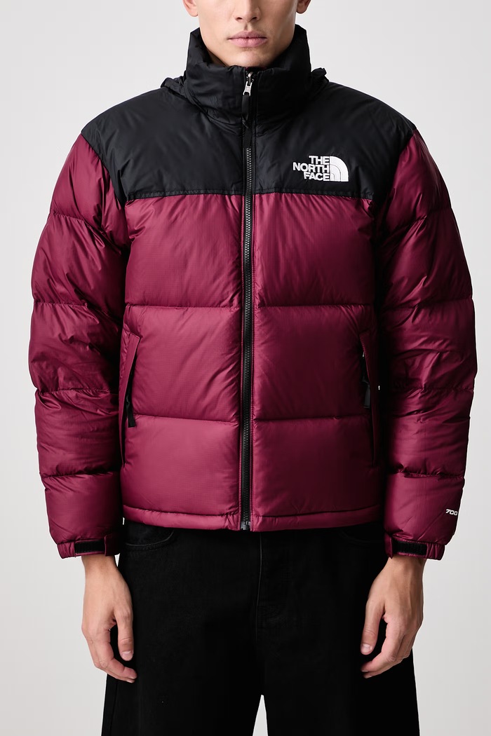 Pernata jakna za muškarce 1996 Retro Nuptse The North Face bordo NF0A3C8DRH11