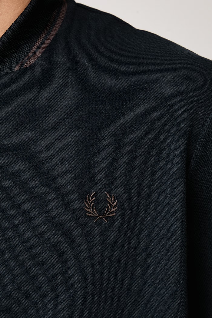 Fred Perry Bluza rozpinana męska z bawełną J3309.608