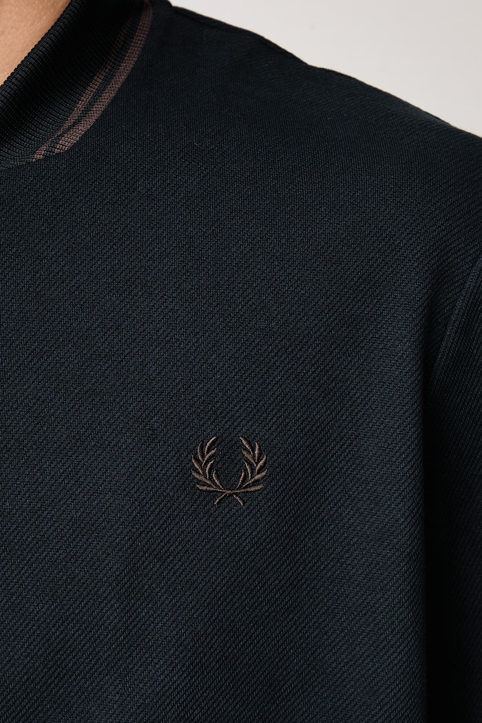Fred Perry Bluza rozpinana męska z bawełną J3309.608