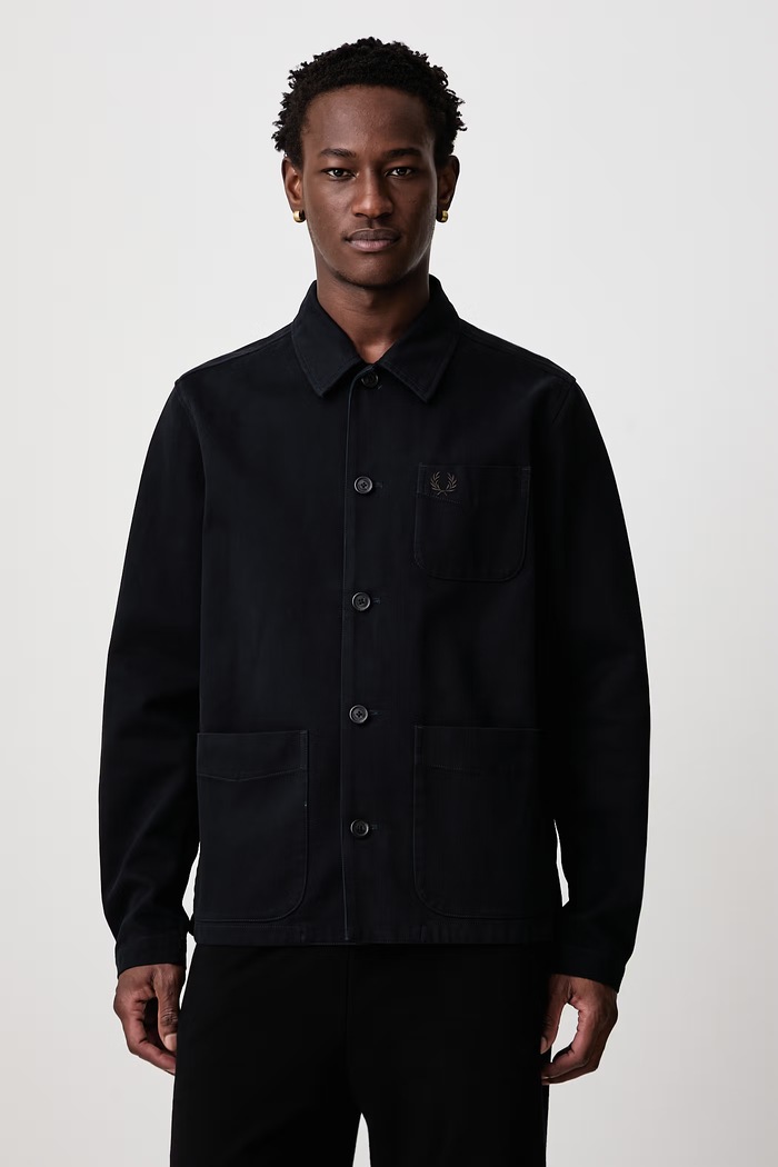 Fred Perry Krótka kurtka męska granatowy J3316.608