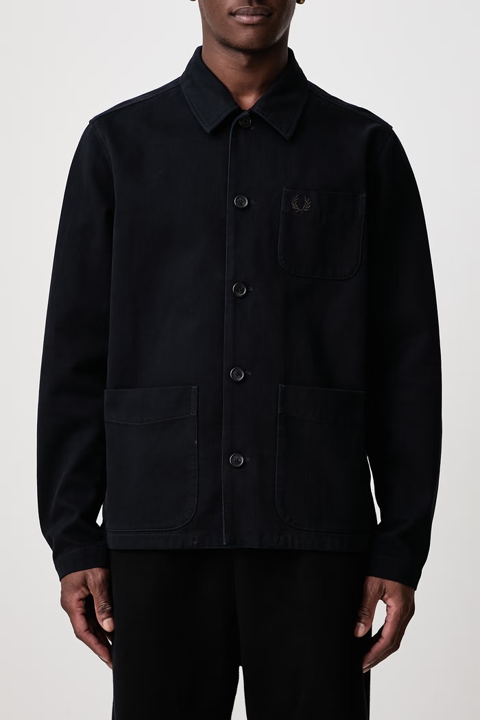 Krótka kurtka męska Fred Perry granatowy J3316.608