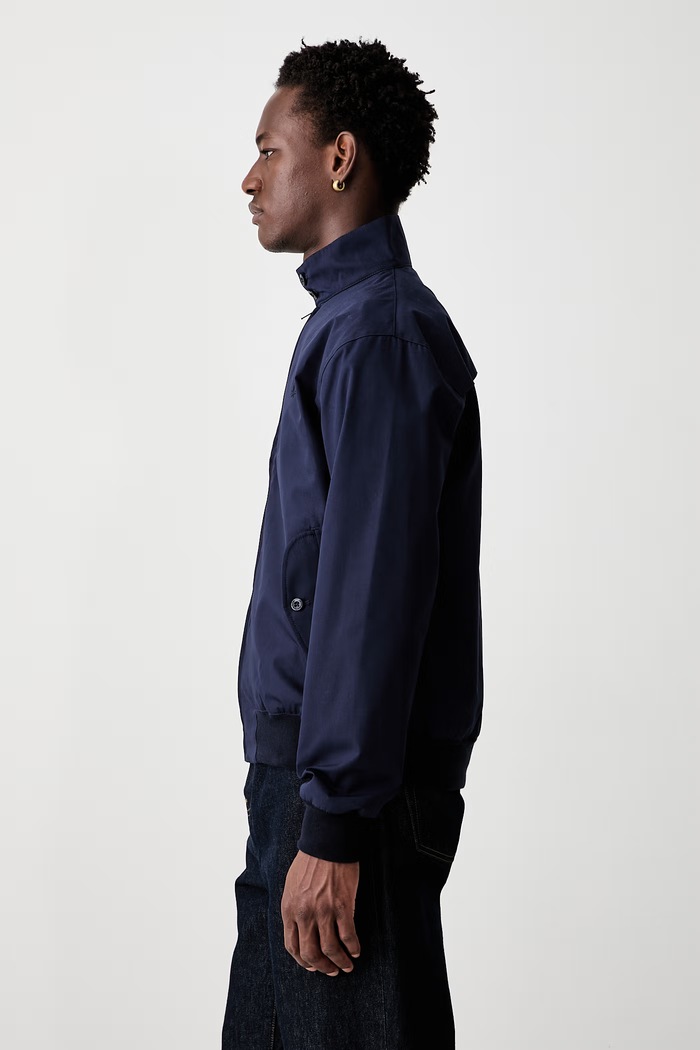Fred Perry krótka kurtka męska z bawełną granatowy J7320.795