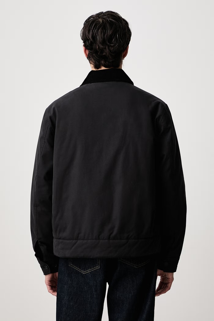 Odzież Fred Perry Kurtka męska z bawełną J8535.220 czarny