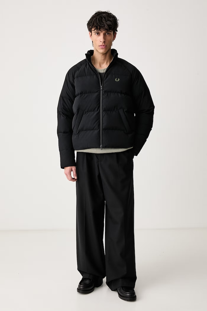 Kurtka pikowana męska Fred Perry J1309.184 czarny