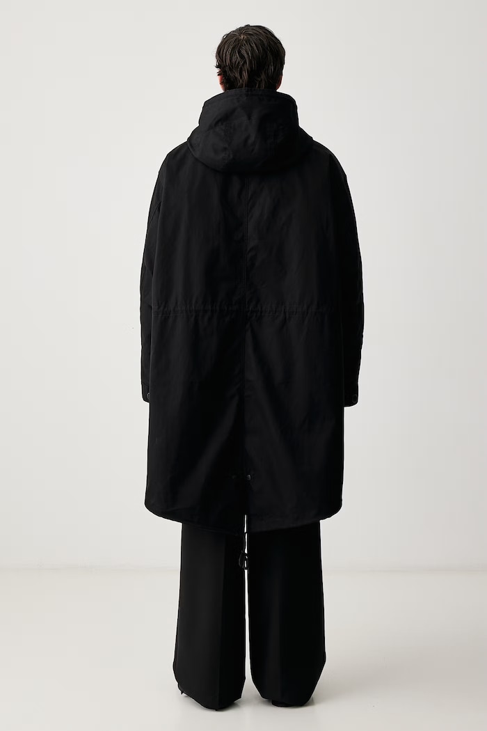 Odzież Fred Perry Parka męska bawełniana J3321.102 czarny