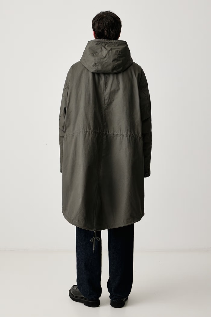Parka męska bawełniana Fred Perry J3321.638 zielony