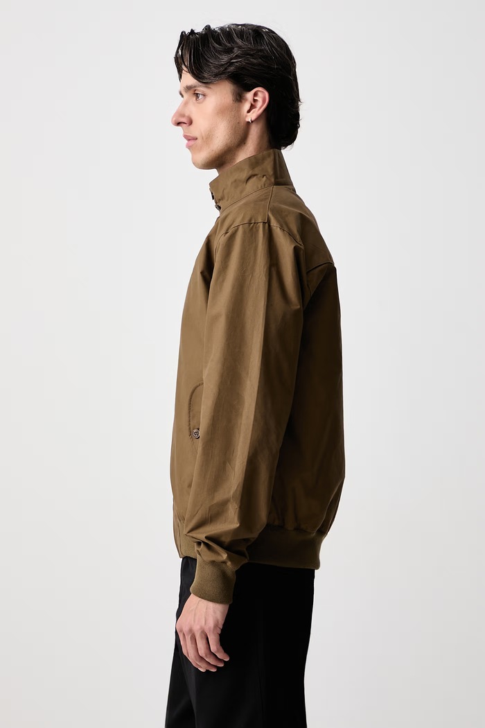 Krótka kurtka męska bawełniana Fred Perry J3341.71D brązowy