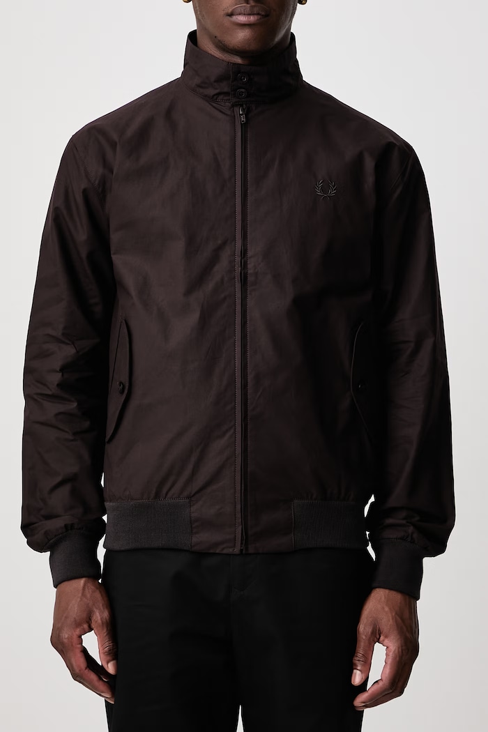 Kurtka męska bawełniana Fred Perry brązowy J3341.70D